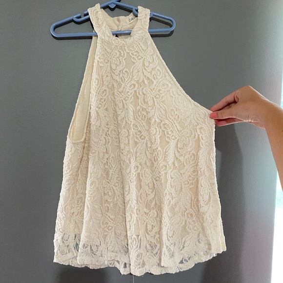 Lace Haltered top - Picture 1 of 6